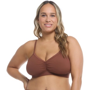 image:imageBody Glove Smoothies Drew Bikini Top SwimwearBrown Ibiza Rib