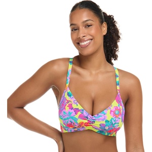 image:imageBody Glove Womens Drew Bikini Top Swimsuit with Adjustable 2Way Back DetailRomy Floral