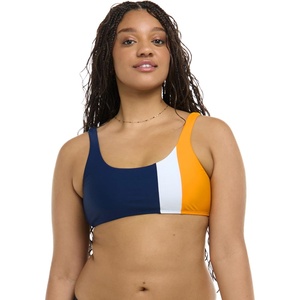 image:imageBody Glove Womens Lolah Bikini Top Swimsuit with Tie Front DetailMaritime Stripe