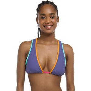 image:imageBody Glove Womens Milo Deepv Bikini Top SwimsuitIris Blue Colorblock