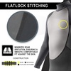 image:imageBody Glove Pro3 Men Full Spring Wetsuit 32mm  Back Zip  Quadra Flex 4 Way Stretch  Thermal Lightweight Performance for Surfing Bodyboarding Swimming Snorkeling and Scuba DivingBLACK