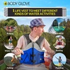 image:imageBody Glove Cove Unisex Nylon Fishing Vest  Adult Water Fishing Jacket Vest for Sports Boat Kayak Paddling Use and Safety Sports Vests for Men and WomenXXLarge