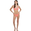 image:imageBody Glove Womens Smoothes Surf Rider Solid Fuller Coverage Bikini Bottom Swimsuit with Clean Finish FrontCoral