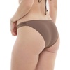 image:imageSmoothies Surf Rider Solid Fuller Coverage Bikini Bottom Swimsuit with Clean Finish FrontLatte