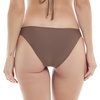 image:imageSmoothies Surf Rider Solid Fuller Coverage Bikini Bottom Swimsuit with Clean Finish FrontLatte