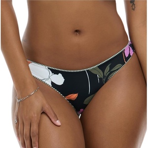 image:imageBody Glove Womens Surf Rider Fuller Coverage Bikini Bottom Swimsuit with Clean Finish FrontDreamy FloralStripe Reversible