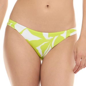image:imageBody Glove Womens Surf Rider Fuller Coverage Bikini Bottom Swimsuit with Clean Finish FrontShade Leaf Print