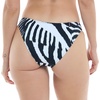 image:imageBody Glove Womens Basic Fuller Coverage Bikini Bottom SwimsuitGlow Zebra Print