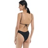 image:imageBody Glove Womens Claire Onepiece Swimsuit  VNeck Ruched Back Adjustable Tie Cheeky CoverageBlack
