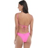 image:imageBody Glove Womens Claire Onepiece Swimsuit  VNeck Ruched Back Adjustable Tie Cheeky CoverageSugar Plum