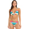 image:imageBody Glove Womens Kendal Cheeky Coverage Bikini Bottom SwimsuitFree Flow Stripe