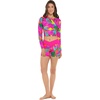 image:imageBody Glove Womens Let It Be Long Sleeve Crop Top Rashguard with UPF 50Tulum Tropic