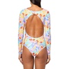 image:imageBody Glove Womens Long Sleeve Paddle One Piece Swimsuit with UPF 50Floret Floral