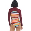image:imageBody Glove Womens Long Sleeve Paddle One Piece Swimsuit with UPF 50New Wave