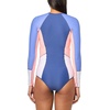 image:imageBody Glove Womens Long Sleeve Paddle One Piece Swimsuit with UPF 50White Colorblock