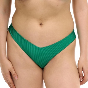 image:imageBody Glove Womens Kendal Cheeky Coverage Bikini Bottom SwimsuitNifty Emerald Rib