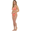 image:imageBody Glove Womens Ashlyn Triangle Slider Bikini Top  Clean Finish Beaded Loop Detail 2Way Tie BackSunkissed Ibiza Rib