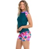 image:imageBody Glove Womens Exhale Cap Sleeve Rashguard with UPF 50Ethos