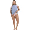 image:imageBody Glove Womens Exhale Cap Sleeve Rashguard with UPF 50Wayta Denim Floral