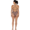 image:imageBody Glove Womens Missy Onepiece Swimsuit  VNeck Side Shirring Medium CoverageBelle Floral
