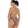 image:imageBody Glove Womens Missy Onepiece Swimsuit  VNeck Side Shirring Medium CoverageBelle Floral
