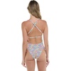 image:imageBody Glove Womens Missy Onepiece Swimsuit  VNeck Side Shirring Medium CoverageEstella Floral