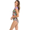 image:imageBody Glove Womens Stand Up Zip Front Paddle One Piece Swimsuit with UPF 50Aloha Vibes