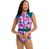 image:imageBody Glove Womens Stand Up Zip Front Paddle One Piece Swimsuit with UPF 50Ethos
