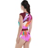 image:imageBody Glove Womens Stand Up Zip Front Paddle One Piece Swimsuit with UPF 50Hype Abstract Print
