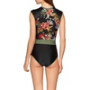 image:imageBody Glove Womens Stand Up Zip Front Paddle One Piece Swimsuit with UPF 50Incognito Floral