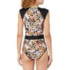 image:imageBody Glove Womens Stand Up Zip Front Paddle One Piece Swimsuit with UPF 50Matira Floral