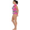 image:imageBody Glove Womens Stand Up Zip Front Paddle One Piece Swimsuit with UPF 50Tulum Tropic