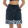 image:imageBody Glove Boyfriend Boardshort  Lightweight Crinkle Nylon Knee Length Contrast Trim Black