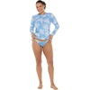 image:imageBody Glove Womens Sleek Long Sleeve Rashguard with UPF 50Denim Palm