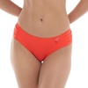 image:imageBody Glove Womens Smoothies Nuevo Contempo Solid Full Coverage Bikini Bottom SwimsuitPoppy Red