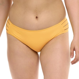 image:imageBody Glove Womens Smoothies Nuevo Contempo Solid Full Coverage Bikini Bottom SwimsuitCanary