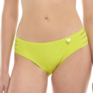 image:imageBody Glove Womens Smoothies Nuevo Contempo Solid Full Coverage Bikini Bottom SwimsuitKey Lime