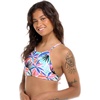image:imageBody Glove Womens Alesha High Neck Bikini Top Swimsuit with Adjustable 2Way Back DetailMiami Palm Tree Print