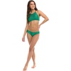 image:imageBody Glove Womens Alesha High Neck Bikini Top Swimsuit with Adjustable 2Way Back DetailNifty Emerald Rib