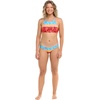 image:imageBody Glove Womens Alesha High Neck Bikini Top Swimsuit with Adjustable 2Way Back DetailShadow Tropical