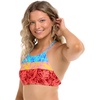 image:imageBody Glove Womens Alesha High Neck Bikini Top Swimsuit with Adjustable 2Way Back DetailShadow Tropical