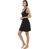 image:imageBody Glove Womens Cora Sleeveless VNeck Coverup DressBlack