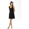 image:imageBody Glove Womens Cora Sleeveless VNeck Coverup DressBlack