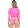 image:imageBody Glove Womens Let It Be Long Sleeve Crop Top Rashguard with UPF 50Sugar Plum
