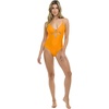 image:imageBody Glove Womens Maddie VNeck Onepiece Swimsuit with CutOut and Ring DetailApricot