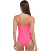 image:imageBody Glove Womens Maddie VNeck Onepiece Swimsuit with CutOut and Ring DetailBubble Gum