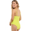 image:imageBody Glove Womens Maddie VNeck Onepiece Swimsuit with CutOut and Ring DetailKey Lime
