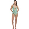 image:imageBody Glove Womens Maddie VNeck Onepiece Swimsuit with CutOut and Ring DetailMolokini Tropical