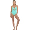image:imageBody Glove Womens Maddie VNeck Onepiece Swimsuit with CutOut and Ring DetailSea Mist