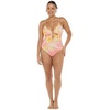 image:imageBody Glove Womens Maddie VNeck Onepiece Swimsuit with CutOut and Ring DetailSol Amarelo